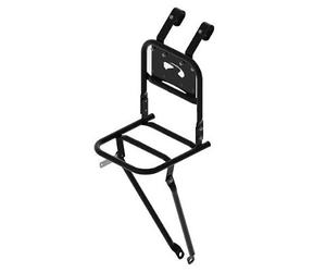 Portapacchi anteriore per bici da 20 a 24 pollici Steco ( Nero )