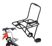 Portapacchi Anteriore Per Bici - Supporto Per Carico In Lega Di Alluminio, Supporto Per Borsa Da Turismo Per Bicicletta | Attrezzatura Da Viaggio Per Ciclismo Su Strada Di Montagna Per La Guida A Lung