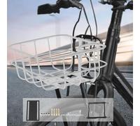 Portapacchi anteriore per bicicletta, in lega di alluminio, staccabile