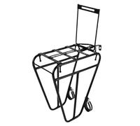 Portapacchi Anteriore Per Bicicletta - Portapacchi Anteriore Per Bici Con Supporto In Acciaio Per Bagagli In Acciaio, Portabiciclette Anteriori Regolabili, Portabiciclette Di Grande Capacità Per Sport