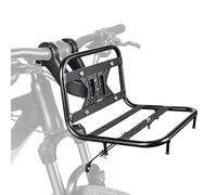 Portapacchi anteriore per bicicletta - Robusto portapacchi con elevata capacità - Portabagagli da mountain bike, per bambini, adulti, donne, uomini, mountain bike, bici da trekking