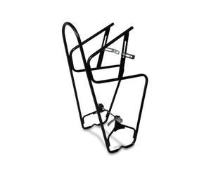 Portapacchi anteriore su forcella rigida e freno V-brake Minoura ( Nero )