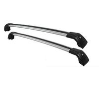 Portapacchi Barre Portatutto Da 2 Pezzi Per Mercedes Per Benz Classe C S205 Station Wagon A 5 Porte 2015-2019 Lega Di Alluminio Trasversali Portapacchi Tetto Rail Tetto(Black Silver)