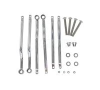 Portapacchi Barre Supporto Cromate Regolabili Per Borse Laterali Per Moto Supporti Per Bagagli Laterali Per Dragstar Per Vstar Custom 400 E 650 Dal 1996 Portavaligie