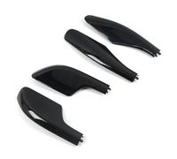 Portapacchi Barre Tetto 4PCS Per Toyota Per Land Per Cruiser LC100 FJ100 1998-2004 2005 2006 2007 Nero Argento Portapacchi Bar Rail End Sostituzione Copertura Borsette Barre Portatutto(Nero)