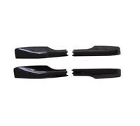 Portapacchi Barre Tetto 4PCS Per Toyota Per Land Per Cruiser LC200 FJ200 2008-2016 2017 Nero/Argento Portapacchi Bar Rail End Protezione Copertura Borsette Sostituire Barre Portatutto(Nero)