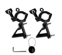 Portapacchi Barre Tetto Per Camion Supporto Pala Portapacchi Cinghie Montaggio Pala Auto SUV Trattori Rimorchi Staffa Martinetto Hi-Lift Montaggio Sul Tetto Furgone Barre Portatutto(Black Pair)