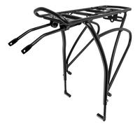 Portapacchi bici per borse compatibile con freno a disco da 24 a 29" ( Nero )