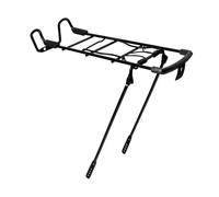 Portapacchi Bici Posteriore Acciaio Max 25Kg Universale Cicli da 24 a 28" Nero