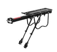 Portapacchi Bici Posteriore Universale Regolabile · Attacco al Reggisella · Robusto e Stabile · Ideale per City Bike, MTB e Bici Elettrica · Supporto per Borsa e Carico