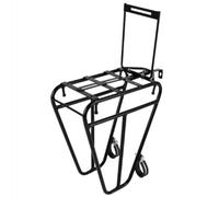 Portapacchi con Piastra Regolabile | Resistente, Portapacchi Anteriore per Bici, Durevole, Città