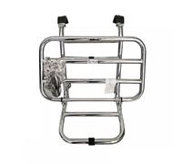 PORTAPACCHI CROMATO ANTERIORE PER VESPA PX 125 - 150 - 200 MILLENIUM ADERENTE