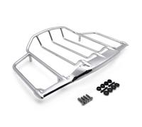 Portapacchi cromato HTTMT MT502-008-CD compatibile con Harley Air Wing Tour Pak Trunk Pack 1993-2013 Harley Electra Street Glide