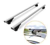 Portapacchi da tetto per Jeep Liberty I (KJ) 2001-2007 Argento Verniciato