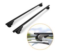 Portapacchi da tetto per Jeep Liberty I (KJ) 2001-2007 Nero Verniciato