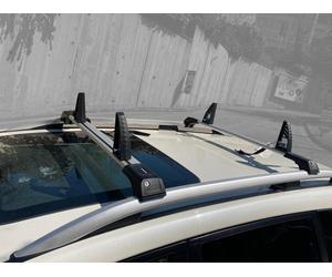 Portapacchi E Fermi Di Carico Per Renault Clio IV Sw 2012 - Oltre Argento
