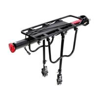 Portapacchi in Alluminio Durevole | Facile da Montare, Portapacchi Posteriore, Regolabile, Accessorio per Bici, Cicloturismo, Pendolari