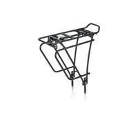 Xlc Aluminium Luggage Carrier Rp R11 Pannier Rack Nero Black / With Saddle Bag Straps