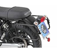 Portapacchi laterale avvitato nero per Moto Guzzi V 7 II (2015-2016)