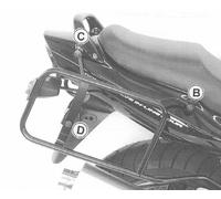 Portapacchi laterale avvitato nero per Suzuki GSF 1200/S Bandit