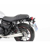 Portapacchi laterale avvitato nero per Triumph Speed Twin 900