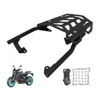 Portapacchi moto ad alte prestazioni, compatibile con YAMAHA MT-09 Tracer 900/GT 2018 2019 2020, portapacchi, verniciato a polvere, robusto supporto per bauletto con 2 reti