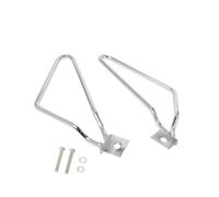 Portapacchi Moto Per IRON 883 1200 Per FORTY Per EIGHT Per X48 2014-2022 Accessori Box Barre Di Sostegno Laterali Staffa Montaggio Per Borse Retrò(Bianco)