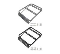 Portapacchi Motocicletta Supporto Posteriore Per Motocicletta, Staccabile, Robusto, Con Piastra Di Supporto Per Vite, Base Per Cestino, Telaio, Schienale, Scatola Portaoggetti
