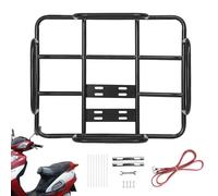 Portapacchi per bici - Portabici posteriore, robusto in lega, supporto a sgancio rapido regolabile | Supporto per carichi pesanti con assorbimento degli urti per spostamenti in bici da corsa in