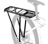 Portapacchi per bicicletta posteriore, universale, regolabile per 24 - 28 pollici, in lega di alluminio, per mountain bike, da touring, fino a un massimo di 35 kg, per MTB, bici da strada