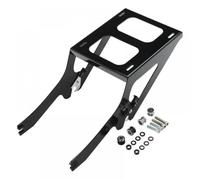 Portapacchi per moto 2-up compatibile con parti di motociclette automobilistiche Tour Pak Softail Heritage Classic FLHC Deluxe FLDE 2018 2019 2020 2021 2022(Black)