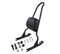 Portapacchi Per Moto Per La Notte Per Il Treno EFI FXSTBI 2000-2006 CVO Pro Per Strada Per Breakout FXSE 2016-2017 Sissy Bar Staccabile Schienale Passeggero(Nero)