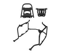 Portapacchi Per Moto Per XL750 Per Transalp 2023 2024 Motociclo Sistema Portapacchi Acciaio Inossidabile Staffa Laterale Bagagli Contropunta(Black One Set)