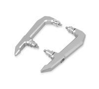 Portapacchi Per MSX 125 Per MSX125 Per GROM 125 2021-2024 Barra Sostegno Per Passeggero Sedile Posteriore Maniglia Per Passeggero Bracciolo Corrimano Posteriore Portavaligie(D'argento)