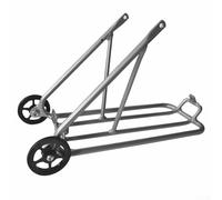 Portapacchi pieghevole in lega di alluminio da 40,6 cm, per biciclette, con ruote per pneumatici da 16 x 1-3/8, leggero, con fori di montaggio, 34 x 14 x 21 cm (A)