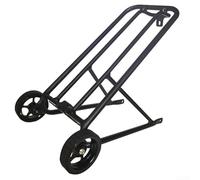 Portapacchi pieghevole in lega di alluminio per bici con facile fissaggio delle ruote, supporto posteriore da 40,6 cm per pneumatici da 40,6 x 4,6 cm, attrezzatura portatile per ciclismo pendolari (D)