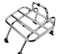 PORTAPACCHI PORTA PACCHI ANTERIORE CROMATO CON RIBALTINA PER VESPA PX PE LML E ADATTABILE ANCHE A VESPA 50 SPECIAL 125 PRIMAVERA ET3 PK