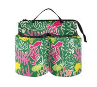 Portapacchi Porta Telefono Tazza Porta Telefono Unico Verde Coralli Caddy con Maniglia Accessori Da Viaggio Regalo Aereo Viaggiatori