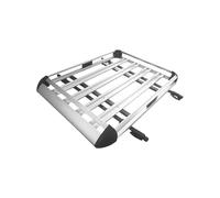 Portapacchi Portapacchi per SUV Accessori auto in lega di alluminio Cestino per portapacchi Barre Tetto(Silver)