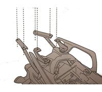Portapacchi posteriore bauletto GIVI sr2139 per Yamaha Tracer 900/GT