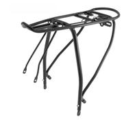 PORTAPACCHI POSTERIORE BICI 26"-28" REGOLABILE NERO IN ALLUMINIO