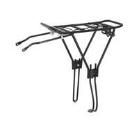 Portapacchi posteriore con pinza a molla per freno a disco Optimiz 24" Nero