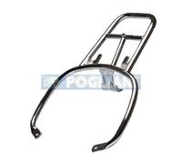 Portapacchi posteriore cromato originale per Piaggio Vespa Primavera e Sprint