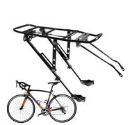 Portapacchi Posteriore da Montare, Portapacchi Posteriore per Ciclismo | Piede di Supporto per Attrezzature da Ciclismo | Supporto in lega di Alluminio per Freno a Disco/Supporto Freno V Accessori