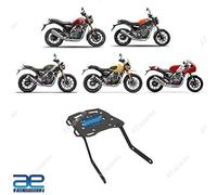 Portapacchi Posteriore In Acciaio NERO Per Triumph Speed 400 T4 Thruxton