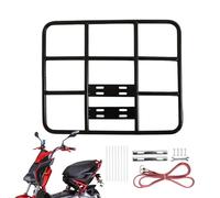 Portapacchi posteriore in acciaio rack con guide laterali alte, robusto portapacchi posteriore per bicicletta | Porrte di arrivo multifunzionale adattato al trasporto della bicicletta