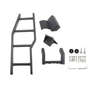 Portapacchi posteriore in lega di alluminio con scala di arrampicata, portapacchi posteriore, ripiano for bagagliaio compatibile con Suzuki Jimny 2007-2017, accessori esterni