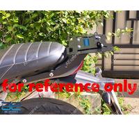 Portapacchi Posteriore Nero Touring Tail Rack Per Triumph Speed 400 @UK