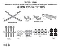 Portapacchi posteriore per bauletto MONOLOCK® KL Brera X 125-300 Givi SR9501