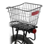 Portapacchi posteriore per bici, portabici per lo shopping all'aperto,